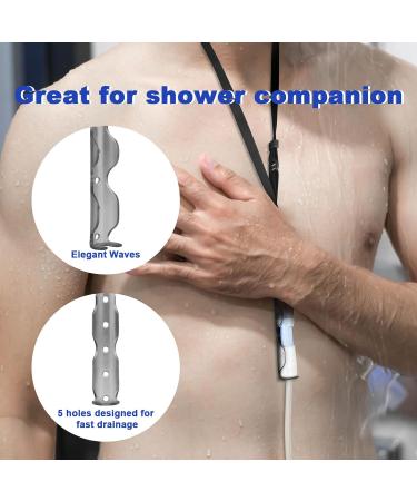 Adjustable Peritoneal Dialysis Catheter Holder for Baxter - Shower Protection & Easy Removal (Black) | Premium PD Accessories - Buy Online on GoSupps.com