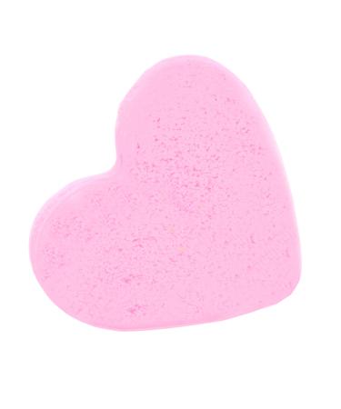 3 Love Heart Bath Bombs - Bubblegum: indulge in a fun and nourishing spa experience