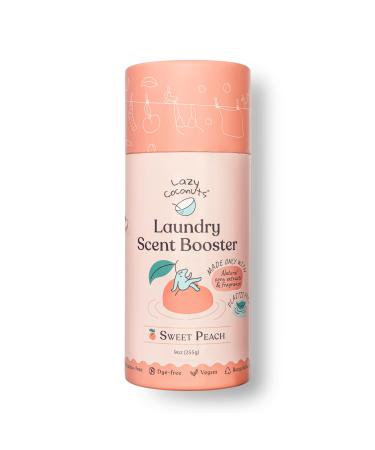 Sweet Peach Laundry Beads - Eco Friendly Plastic Free Minimal Natural Ingredients - Dye Free Laundry Scent Boosters Zero Waste Recyclable Package Carbon Negative