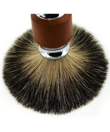 Beifenl Beard Brush - Pure Hair Men's Shaving Brush with Wooden Handle | High-Quality Grooming Tool - Buy Online on GoSupps.com