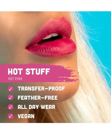 Skingasm Peel Off Lip Stain - Waterproof Smudge Proof Vegan Lipstick - Hot Stuff Vibrant Pink - Buy Online on GoSupps.com