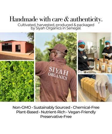 Siyah Organics Ashwagandha Capsules - Stress Relief Sleep Aids & Focus for Women & Men - 100% Natural & Organic Vegan Herbal Tea - Handmade Herbal Supplement - 60 Capsules - Buy Online on GoSupps.com