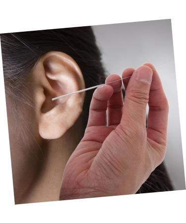 NOLITOY 10pcs Professional Earwax Removal Tool Silver Needle Goose Stick Reusable Comfortable for Ages - Buy Online on GoSupps.com
