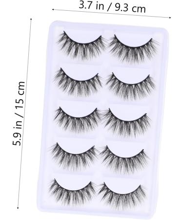 5 Pairs 3d False Eyelashes Thick Eyelashes Synthetic Fake Lash Diy Fake Eyelash Lash Extension Supplies Eyelashes Extension Long Fake Eyelashes Chemical Fiber Curly G800 Extend - Buy Online on GoSupps.com