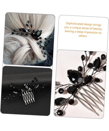 PLAFOPE hair clip for wedding alloy bridal wedding headwear rhinestone hair comb - Buy Online on GoSupps.com