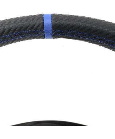 Blue Marine Boat Steering Wheel with 3-Spoke Design and Hub Adapter - 3/4 Tapered Keyway - Buy Online on GoSupps.com