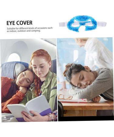 of 2 PVC Shading Sleeping Eye Eye Face with Cold Compress Beauty Accessories Cooling Eye Cover Eye Protection Grain Beauty Products - Buy Online on GoSupps.com