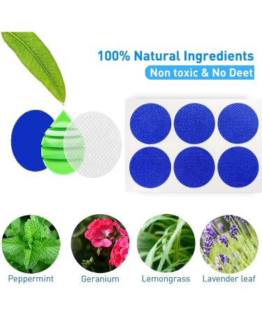 84 Pack Mosquito Patches | Natural Ingredients | Up to 24 Hours Protection | Kids & Adult Mosquito Stickers - Buy Online on GoSupps.com