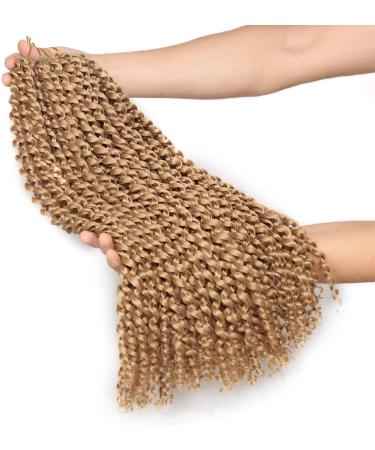 Xtrend Passion Twist Hair - 7 Packs 61cm Bohemian Braids for Distressed Locs Brown Water Wave Crochet Braiding Hair Synthetic Fiber 18 Strands/Pack (27#) - International Shipping Available - Buy Online on GoSupps.com