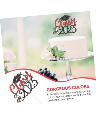 TOPBATHY Cupcake Decorations 6pcs 2023 2023 Graduation Arrangements Graduation Cupcake Topper 2023 Graduation Dessert Class of 2023 Cake Picks Graduation Decorations Class of 2023 - Buy Online on GoSupps.com