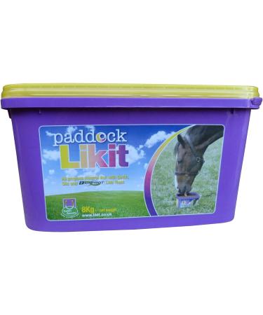 Likit Paddock 8kg | Horse Lick with Essential Vitamins & Minerals | Added Benefit of Garlic Yeast & Oils | 8kg - Buy Online on GoSupps.com
