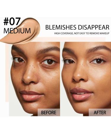 Concealer Serums - Waterproof Dark Concealer for Dark Spots Scars - Concealer Contours Makeup for Mature Skin Dark Circles Aezon 07 Medium Light Wheat - Buy Online on GoSupps.com