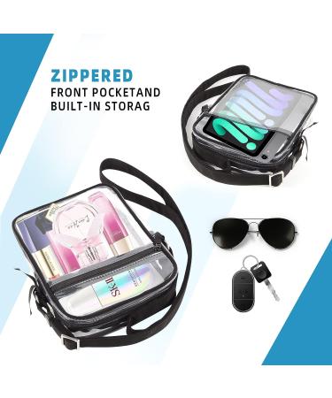 DONGGANGAJI Clear Crossbody Bag - Stadium Approved for Concerts - Black - Buy Online on GoSupps.com
