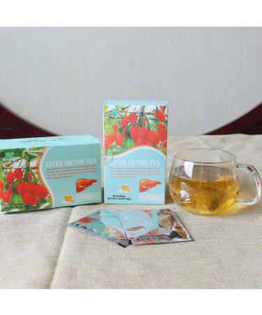 Liver Detox Tea - Cleanse for Fatty & Alcoholic Liver - 20 Tea Bags - International Shipping - Buy Online on GoSupps.com