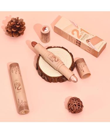 2 in 1 Makeup Highlighter and Contour Pen Double Sided for Makeup - Buy Online on GoSupps.com