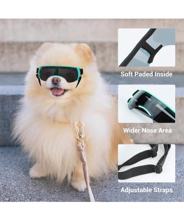 Enjoying Sunglasses for Small Dogs UV Protection Windproof Anti-Fog Dog Goggles Blue Pet Gear - Buy Online on GoSupps.com