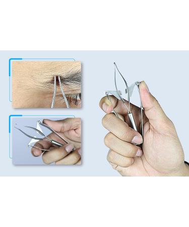 SMI Professional Eyebrow Tweezers - Automatic Hair Plucking Twin Boot Design for Perfect Eyebrows - Buy Online on GoSupps.com