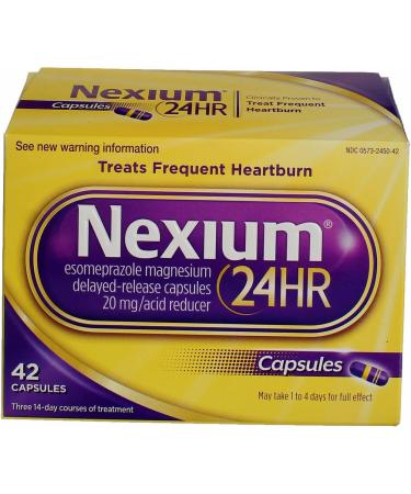 Buy Nexium 24HR Capsules 42 ea (Pack of 3) - Fast International Shipping & Best Prices - Buy Online on GoSupps.com