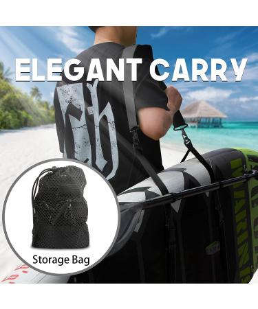 Rosefray 2pcs Paddle Board Carrier Strap - Longboard Kayak Canoe Shoulder Sling, Black - Buy Online on GoSupps.com