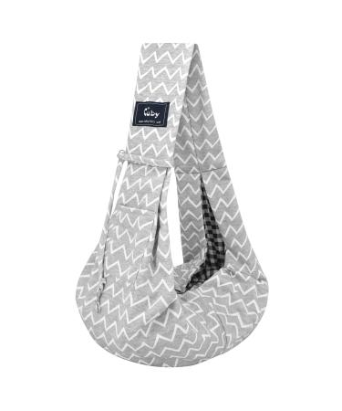 Cuby carrier bag for dogs and cats hand-free turnable soft bag and carrying bag suitable for puppies small dogs and cats for outdoor trips (corrugated) gray small small