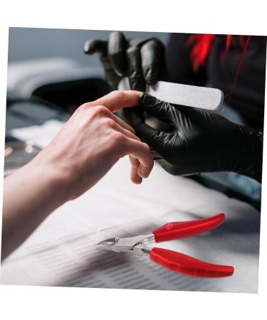 VINTORKY Folding Hawk Mouth Pliers Practical Toenail Clipper Cuticle Pusher Portable Nail Clipper para U as Ingrown Toenail Clipper Clippers Red Heavy Handle Rubber and Plastic - Buy Online on GoSupps.com