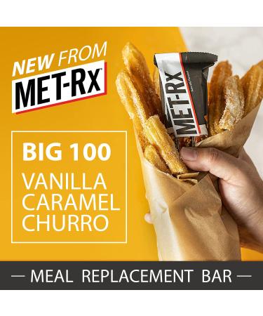 MET-Rx Big 100 Protein Bars - Vanilla Caramel Churro 30g Protein 4 Ct | Buy Internationally - Buy Online on GoSupps.com