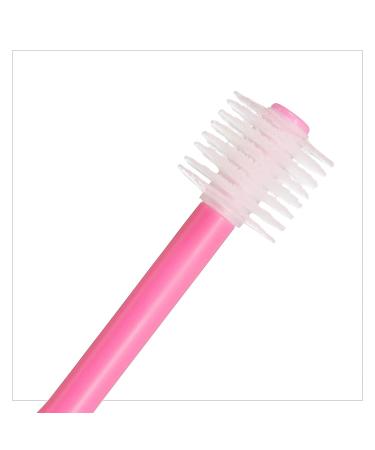 Child Toothbrush Set for 2-5 Year Olds | Round Brush Head with Micro Bristles | Whole Mouth Cleaning for Molars | 3 Count Pink-Lime-Lilac Pack - Buy Online on GoSupps.com