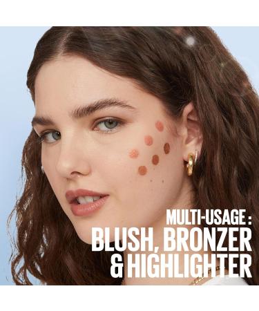 Maybelline New York - Multi-Use Illuminating Liquid Blush - Blush Highlighter and Bronzer - Healthy Glow - Tanned Complexion - Buy Online on GoSupps.com