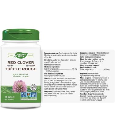 Nature's Way Black Cohosh Root Herbal Supplement to Help Relieve Menstruation & Menopause Symptoms Non-GMO 100 Vegetarian Capsules for Women & Red Clover Blossoms Health Supplement 100 Count SUPPLEMENT + SUPPLEMENT 033674104361 - Buy Online on GoSupps.com