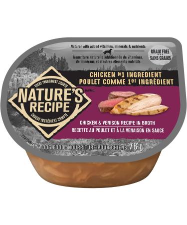Nature s Recipe Chicken Chicken & Duck Chicken & Venison Wet Dog Food Variety Pack 936 g 12 pk Variety Pack 936 g (Pack of 1) - Buy Online on GoSupps.com