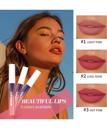 3 Couleurs Peel off Lip Stain Tattoo D tachable Crayons L vres Tattoo Matte Finish Lip Stain Gloss L vres Couleurs Changeantes Longue Dur e Imperm able Maquillage Pour Les L vres - Buy Online on GoSupps.com