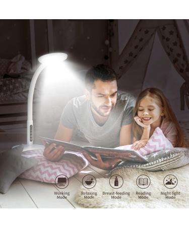 Happy Light Therapy lamp 11000 Lux LED UV-Free Sunlight lamp Full Spectrum Happy Therapy lamp with 10 Adjustable Brightness Levels 2 in 1 Retractable Floor Sad Lamp (White) White-1 - Buy Online on GoSupps.com