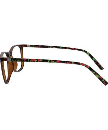Opulize Unisex Arc Reading Glasses - Pack of 10 | +1.50 Diopters | Black Brown Blue & Purple - International Shipping Available - Buy Online on GoSupps.com