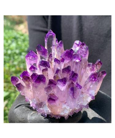 Crystal Cluster New Find Purpl Phantom Quartz Crystal Cluster Specimen 400g ningxiao