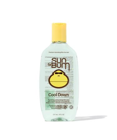 Sun Bum Cool Down Aloe Vera Gel | Vegan and Hypoallergenic After Sun Care with Cocoa Butter to Soothe and Hydrate Sunburn Pain Relief | 8 oz