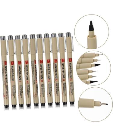 COHEALI Undercl 40 Pcs Waterproof Hook Line Waterproof Eyeliner Black Micro-pen Professional Art Pens Thin Line Writing Pens As Shownx4pcs 1 count (Pack of 1) - Buy Online on GoSupps.com
