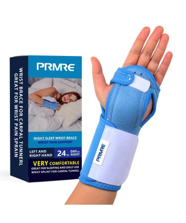 Carpal Tunnel Wrist Brace for Men and Women  Metal Wrist Splint for Tendonitis Arthritis Pain Relief Compression Night Sleep Splint Wrist Brace Support for Injuries  Wrist Pain  Sprain  Sports  Fits for Right and Left Ha...