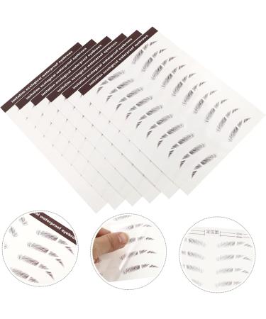FOMIYES 12 pcs Like Long False D Hair Fake Natural Makeup Sticker Tool Eyebrows Eyebrow Lasting Stickers - Buy Online on GoSupps.com