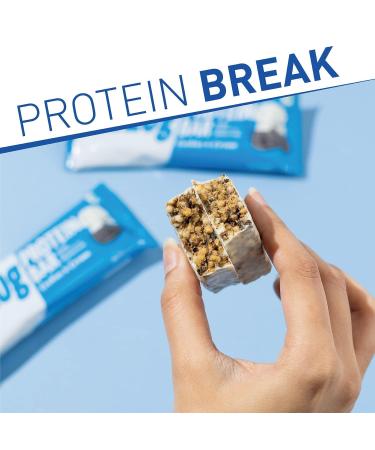 20 gram Protein Bar Cookies & Cream Protein Blend Fibre 100% Veg Gluten-Free Healthy Protein Snacks For Energy & Fitness (Pack of 6) - Buy Online on GoSupps.com