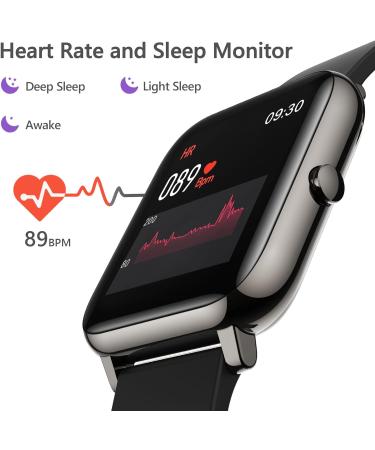  KALINCO Smart Watch Fitness Tracker - Black - Buy Online on GoSupps.com