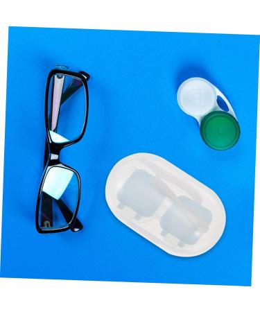 Solustrie Portable Silicone Contact Lens Case | Travel-Friendly Eye Care Storage | Stylish & Convenient | Ideal for Lenses & Accessories - Buy Online on GoSupps.com