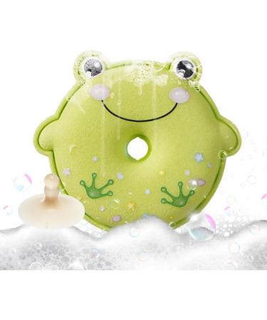 Shower Ball for Kids | Scrubber Ball for Shower Bath - Cute Appearance Scrubber Cleaning Tool for Bathroom Home Dormitory Travel and Hotel Green - Buy Online on GoSupps.com