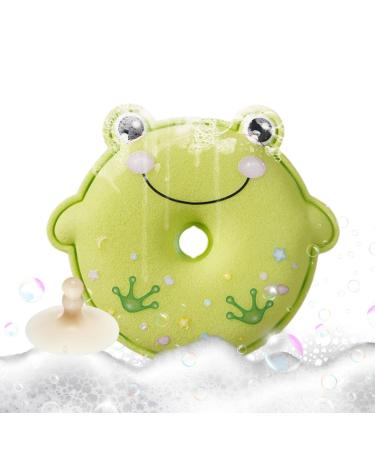 Shower Ball for Kids | Children's Bath Shower Scrubber Ball - Honeycomb Design Bathing Accessories for Travel Hotel Bathroom Home and Dormitory Green