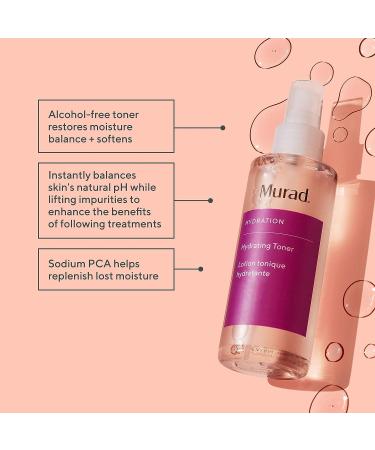 Murad Hydrating Toner - Alcohol-Free Facial Mist for Replenishing Moisture - 6 Fl Oz - Buy Online on GoSupps.com