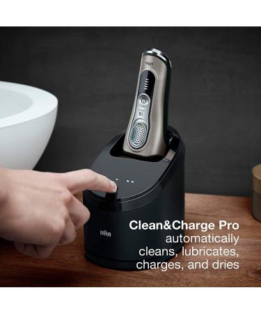 Braun Series 9 9385cc Electric Razor for Men - Waterproof Foil Shaver with Pop-Up Trimmer, Wet & Dry Shave - Clean & Charge SmartCare Center, Leather Travel Case - Black - Buy Online on GoSupps.com