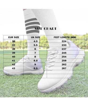 LZQPEARL Women's Golf Shoes - Waterproof Non-Slip Light Sneakers with Spikes | Sizes 36-43 - Perfect for Outdoor Training | Stylish Purple Design - Buy Online on GoSupps.com