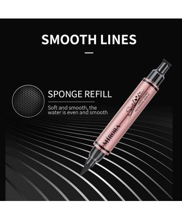 Eyeliner Stamp - Winged Eyeliner Stamp for All Eye Shapes  Easy Cat Eye Stencil Makeup Tool  SmudgeProof & Waterproof Liquid Eye liner Pen  Winged Stamp (10MM  Black) 03:Winged - Buy Online on GoSupps.com