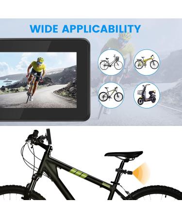Blueear Bike Mirror Camera 1080P with 4.3 Screen, 130 Wide Angle Night Vision - 360 Adjustable Mount for Mountain & Road Bikes - Buy Online on GoSupps.com