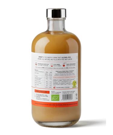 Gimber Biological Ginger Center 500ml - Organic Ginger Drink with Yuzu & Lemon | Low Sugar Novel-Free Recipe | International Shipping - Buy Online on GoSupps.com