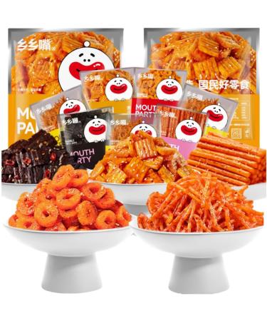 MKSDDF - Latioa Spicy Strips 5 Packs - Chinese Snacks - Latiao Asian Snacks - Spicy Strips - 18g - Buy Online on GoSupps.com